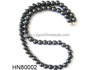 Hematite Beads Stone Chain Choker Fashion Women Necklace